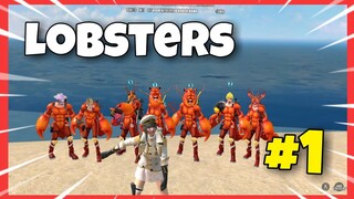LOBSTERS VS CHEATER! 10 SQUAD KILLS! [ ROS FUNNY MOMENT ] FT. MIDAS , RON . LUEL , ASTRO & IMARFLEX