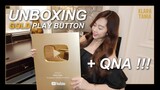UNBOXING GOLD PLAY BUTTON + QNA !!!