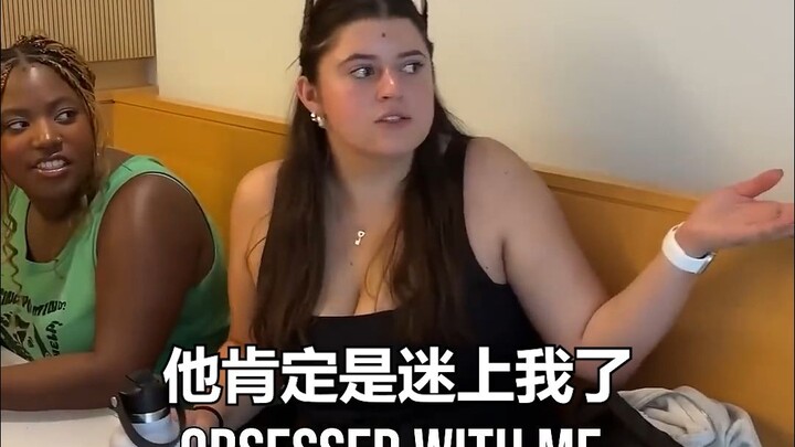 POV: You keep running into the same person at school.