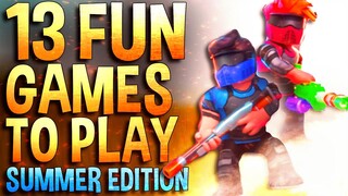 Top 13 Most Fun Roblox Games to play in 2021 (SUMMER EDITION)