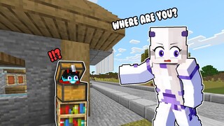 Using Morph to Cheat In Minecraft Hide N' Seek!