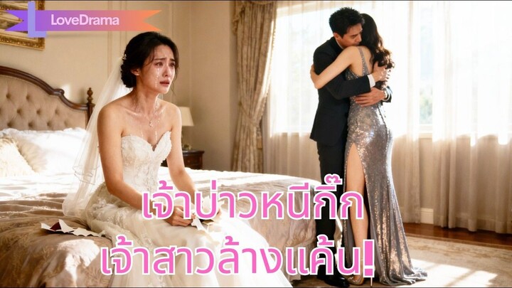 (เต็มเรื่อง) ในงานแต่ง เจ้าบ่าวหนีตามกิ๊ก เจ้าสาวทำให้เขาล้มละลาย ถูกไล่ออกจนร้องไห้เสียใจ