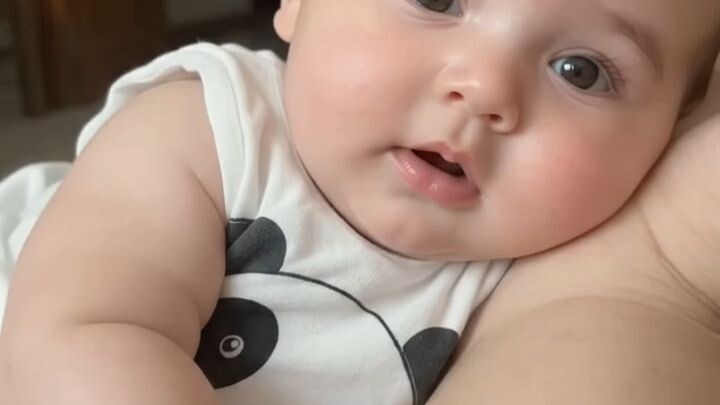 Baby's First "Papa"!The Sweetest Little VoiceEver!