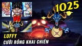 [ Spoiler One Piece 1025 đầy đủ] - Luffy cưỡi Rồng giải cứu Yamato , Trận chiến Thế Hệ Trẻ vs Kaido