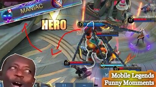 WTF Mobile Legends Funny Moments | 300 IQ TANK SAVAGE! Lucu