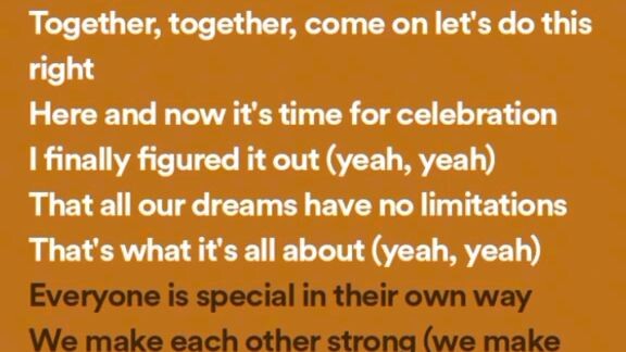 We're All in this Together