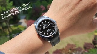 y2mate.com - Rolex Explorer1 39mm Zealande Black Rubber_480p