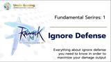 Ignore Defense - Ragnarok Mobile: In depth guide | วิเคราะห์เจาะลึก ทุกอย่าง เกี่ยวกับ ค่าเจาะเกราะ