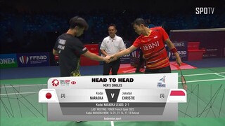 [BWF] MS - Quarterfinals｜Kodai NARAOKA vs Jonatan CHRISTIE H/L | YONEX FRENCH OPEN 2023