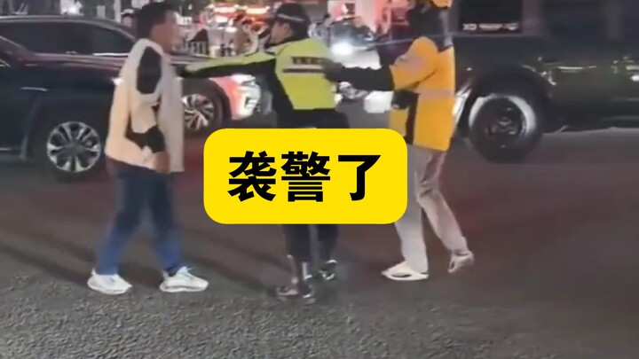 Assaulted a police officer.