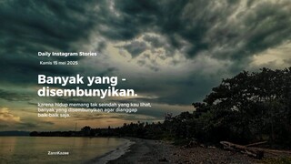 Sembunyikan semua masalahmu