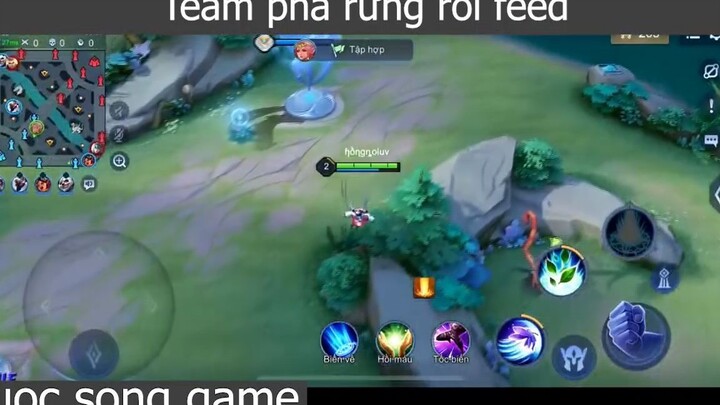 Team phá rừng rồi feed p1 #cuocsonggame
