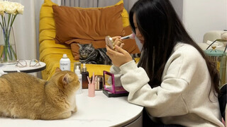 When you're waiting for your girlfriend to finish putting on makeup and head out