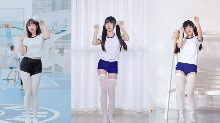 Bo Peep Bo Peep Three-Person Split-Screen Edit [Gym Uniform Version]