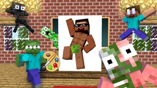 Monster School : Drawing - Minecraft Animation