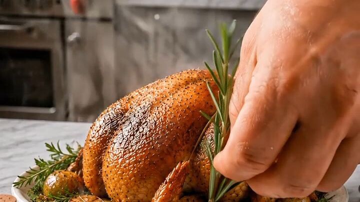 Mini Roast Turkey | Juicy, Golden & Full of Flavor!