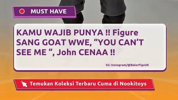 “You can’t see me” mungkin salah satu gesture paling ikonik di WWE