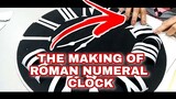 THE MAKING  OF ROMAN NUMERAL CLOCK | CLOCK | THELMA MICKEY VLOG