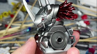 Bandai FRS assembled Battle Greymon, but with infinite dragon beast color matching