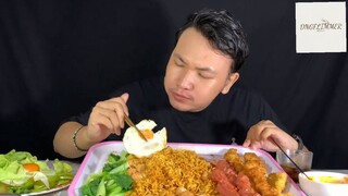 Ăn và thưởng thức mì trộn sa tế siêu cay phần 11 #anngon