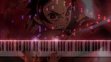 Chacon Piano】Versi animasi dari "The Song of Tanjiro" - Membantu Setan Memadamkan Selingan Ajaib EP1