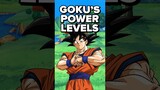 Every Canon Goku Power Level