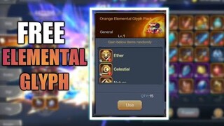 HOW TO GET FREE ELEMENTAL GLYPH NO TOP UP INVOLVE MU ORIGIN 2