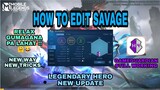 How To Edit Savage Legendary Hero Patch New Update  Gameguardian