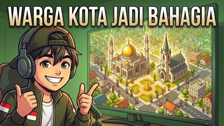 Masjid, Gereja, dan Kebahagiaan Warga Theotown
