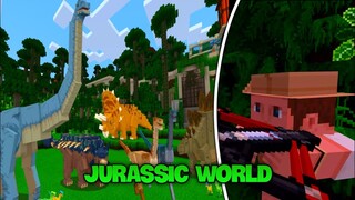 🔥ADDON/MOD JURASSIC WORLD CỰC HAY CHO MINECRAFT PE 1.19 MỚI NHẤT CHẾ TẠO DNA,KHỦNG LONG TIỀN SỬ..