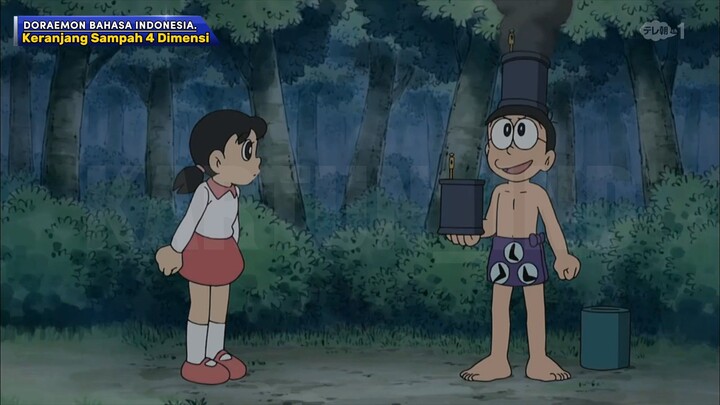 Doraemon Bahasa Indonesia - Keranjang Sampah 4 Dimensi.