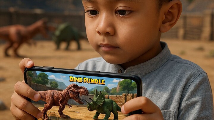 🦖 “Dino Rumble” – Pertarungan Dinosaurus Paling Seru! Siapa yang Jadi Raja Arena?