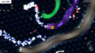 Slither.io 1 Pro Tiny Snake vs Giant Hacker Snakes Epic Slitherio Gameplay 5