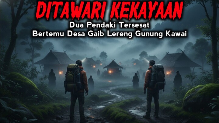 KISAH MISTIS PENDAKI TERSESAT KE DESA GAIB GUNUNG KAWI - CERITA HOROR - CERITA MISTERI