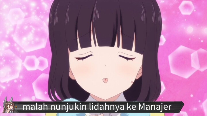 #KompetisiKreasiUnggahan6, Maika makan makanan yabg masih panas alhasil kayak gini