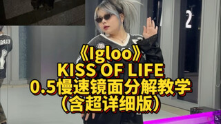 【分解教学】Igloo-KISS OF LIFE 0.5慢速镜面跟音乐+超详细分解教学+原速跟音乐