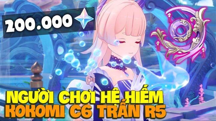 NGƯỜI CHƠI HỆ CÁ VOI CHÚA ROLL BANNER KOKOMI C6 VÀ VẦNG TRĂNG BẤT DIỆT R5 VỚI 200000 NGUYÊN THẠCH