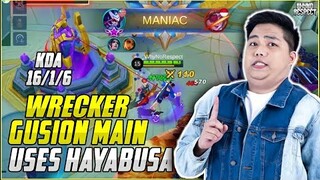 WRECKER  SINABIHANG MAYABANG | HAYABUSA GAMEPLAY | MOBILE LEGENDS