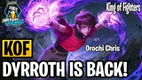 KOF DYRROTH (Orochi Chris) GAMEPLAY! KING OF FIGHTERS -KOF- SKINS ARE BACK! MLBB