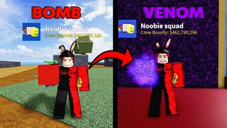 Blox fruits, Bomb to Venom Trading