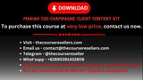 Mariah Coz - Champagne Client Content Kit