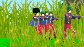 Sakura school simulator Ww2 Japanese vs usa 🇯🇵 vs 🇺🇸 Cartoon club Channel