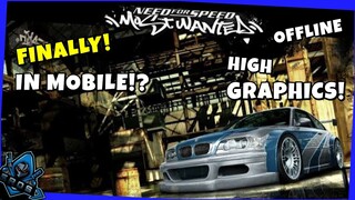 How to play NEED FOR SPEED MOST WANTED 2005 in mobile [Android 2021 FanMade Edition]. Napakaangas 🔥