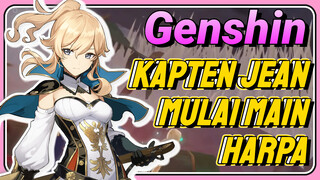 Kapten Jean mulai main harpa