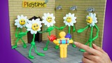 Poppy Playtime: Chapter 3 New Mini-Game With Daisy VHS | Clay art Story