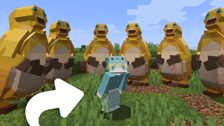 When Milktea Dragon bursts out laughing in the Minecraft server (Player: I really think this is gett