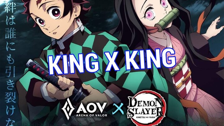 KING GAME MOBA X KING ANIME - Kolaborasi Paling Keren Abad Anime Kimetsu No Yaiba Collab Dengan AOV