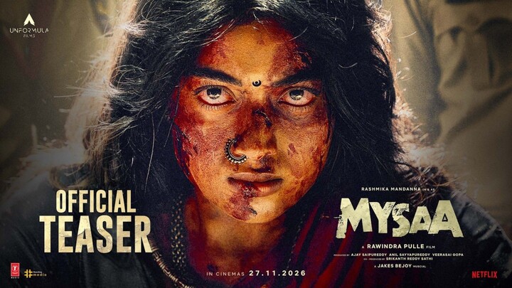 MYSAA Teaser Hindi Rashmika Rawindra Pulle Jakes Bejoy UnFormula Films