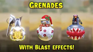 Grenades with Special Blast Effects in Cod Mobile #codm