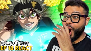 A NOVA ESPADA DO ASTA! ASSISTINDO BLACK CLOVER PELA PRIMEIRA VEZ! Episódio 18 REACT